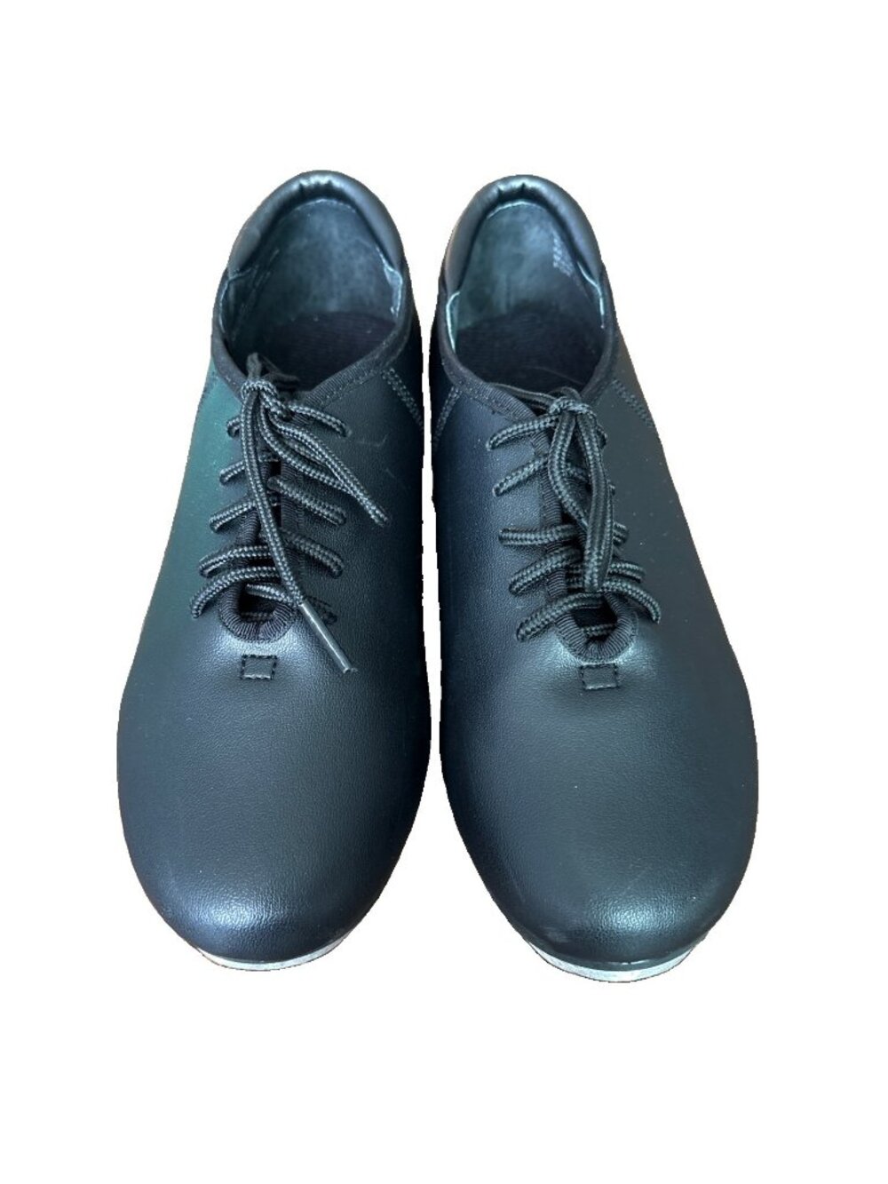 Theatricals Kids Black Lace Up T9500 Tap Dance Shoes Sz 5-Barely Used!